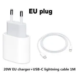 Caricatore Rapido 20W + USB-C Lighting Cable + USB-C