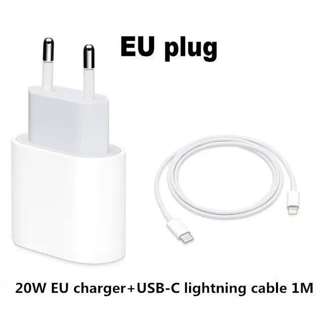 Caricatore Rapido 20W + USB-C Lighting Cable + USB-C