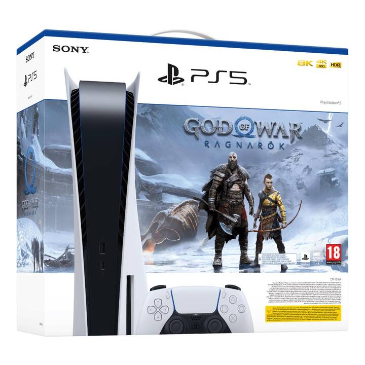 Sony PlayStation 5 825 GB + God of War Ragnarök DLC –
