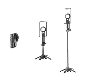 Treppiede per Smartphone Magnetico Bluetooth 360° Nero