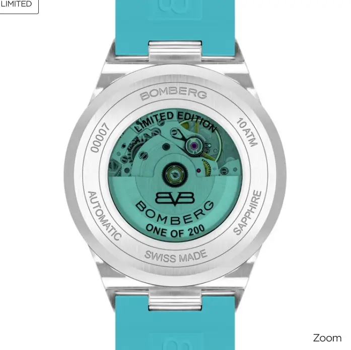 BOMBERG Bolt-68 Neo Auto Metropolis Ice Blue Usato - immagine 2